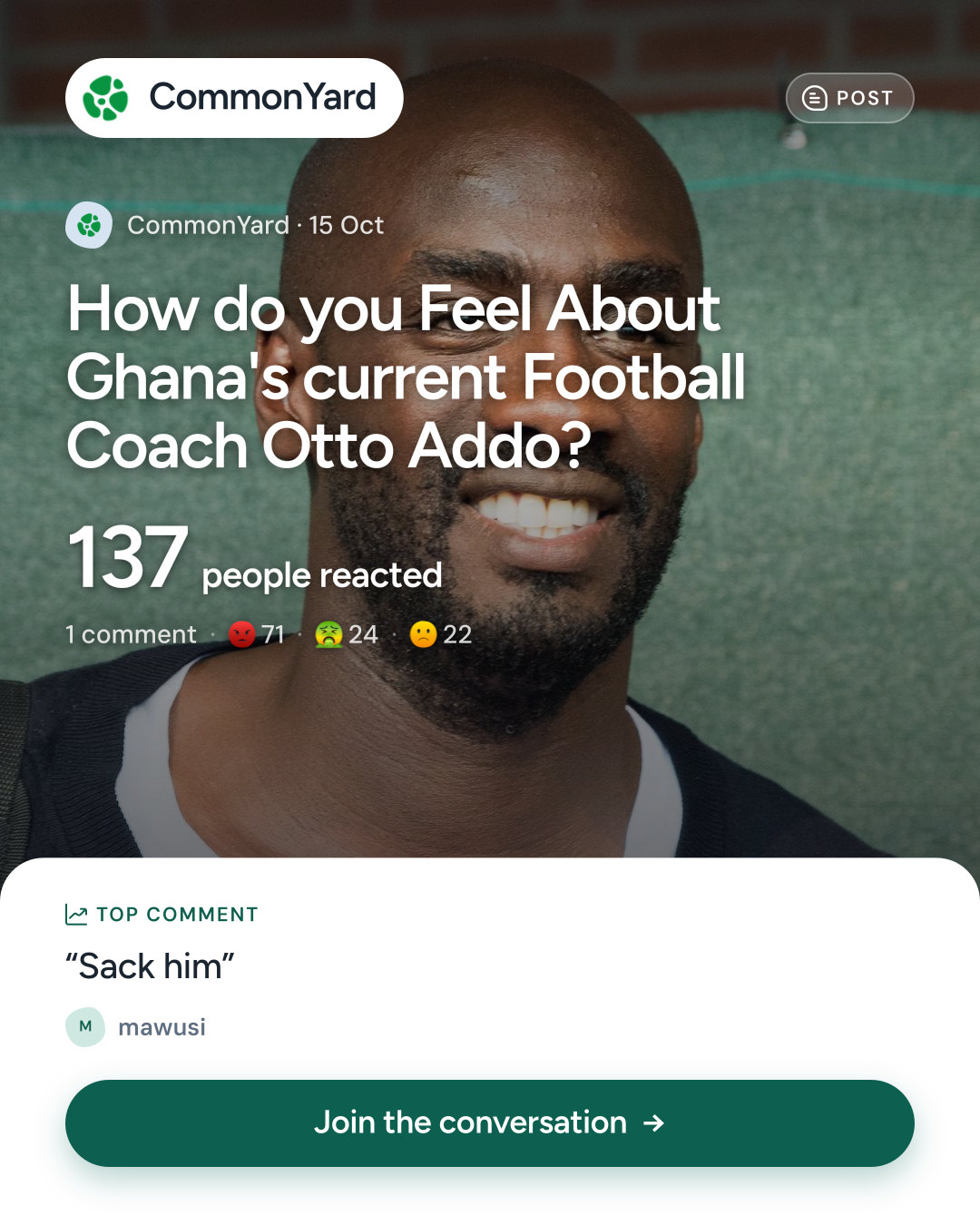 How do you Feel About Ghana's current Football Coach Otto Addo?