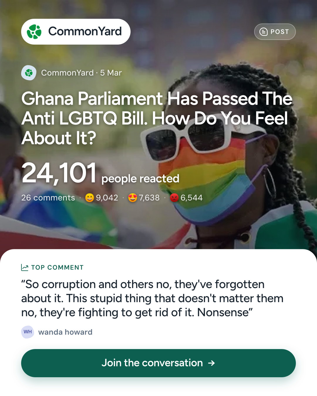 Ghana Parliament Has Passed The Anti LGBTQ Bill. How Do You Feel Ab...