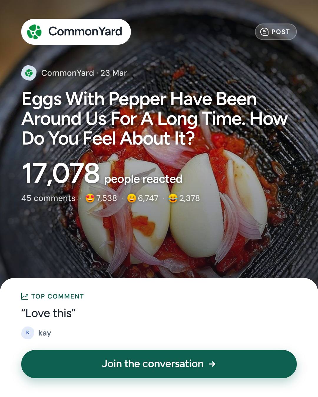 Eggs With Pepper Have Been Around Us For A Long Time. How Do You Fe...