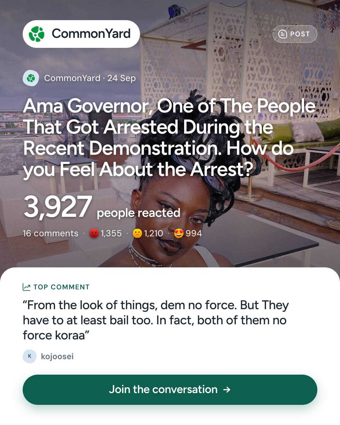 Ama Governor, One of The People That Got Arrested During the Recent...
