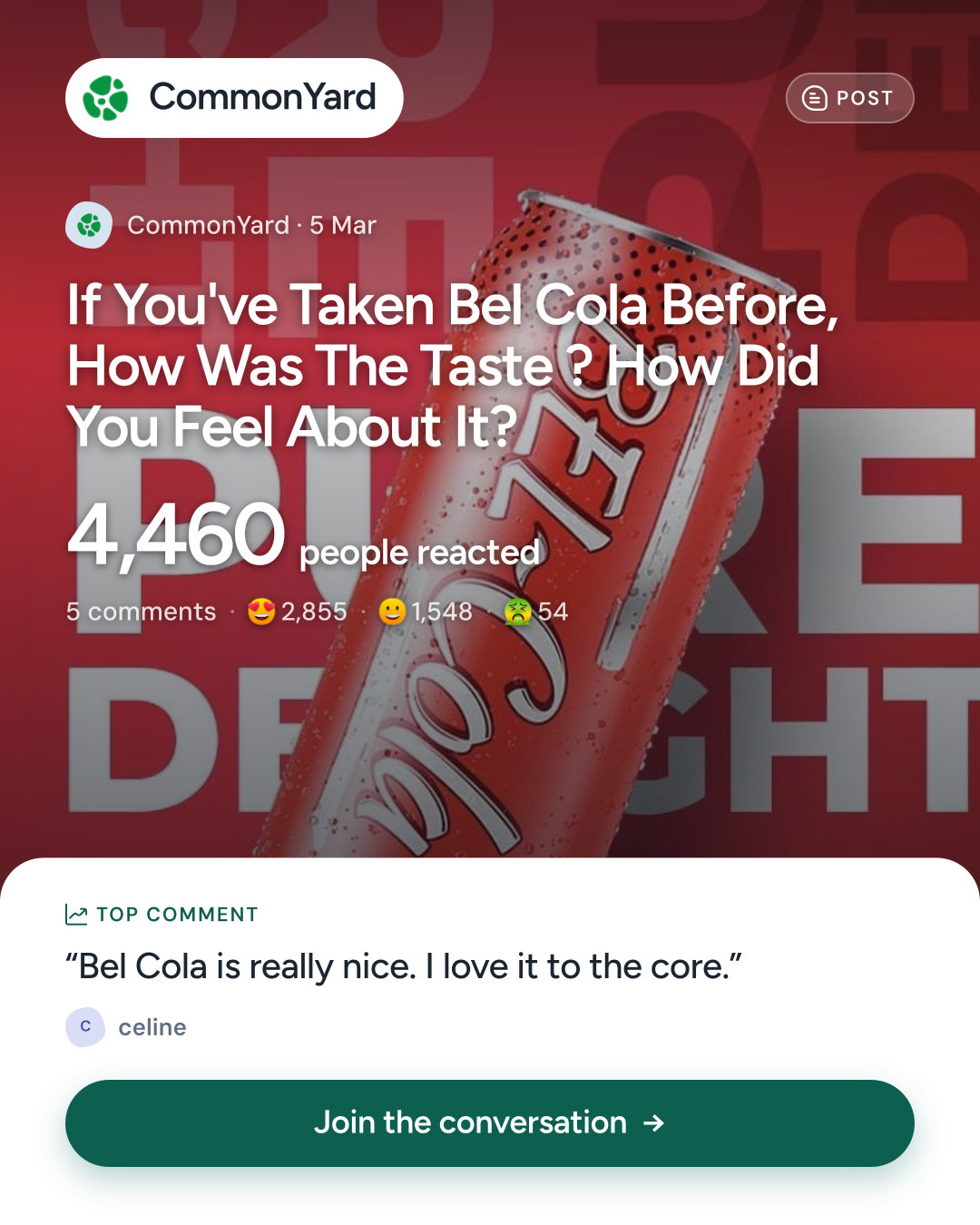 If You've Taken Bel Cola Before, How Was The Taste 👅? How Did You...