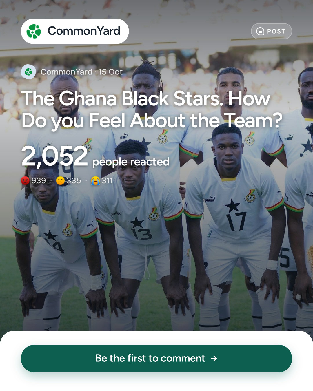 The Ghana Black Stars. How Do you Feel About the Team?