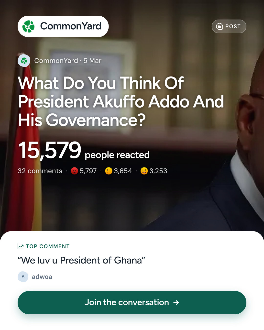 What Do You Think Of President Akuffo Addo And His Governance?