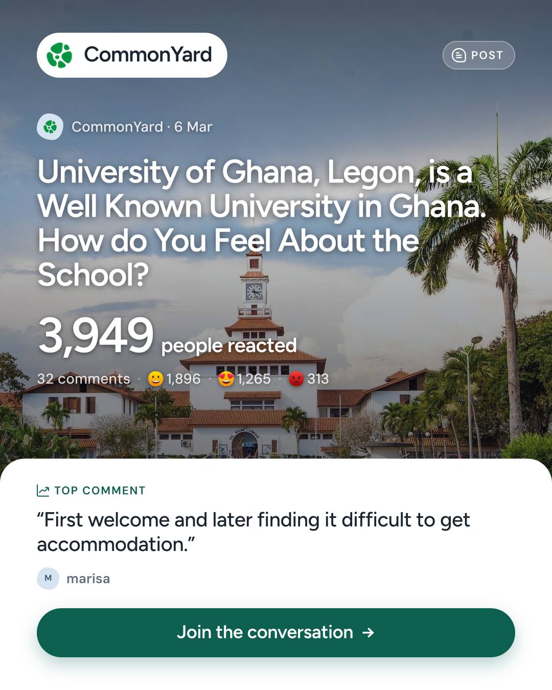 University of Ghana, Legon, is a Well Known University in Ghana. Ho...