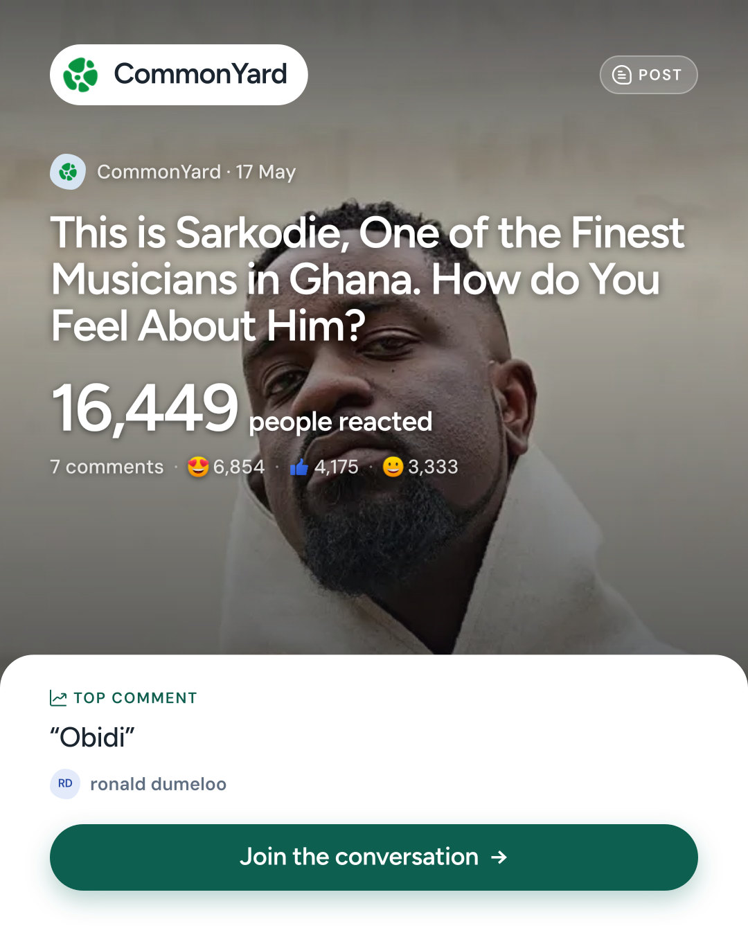 This is Sarkodie, One of the Finest Musicians in Ghana. How do You...