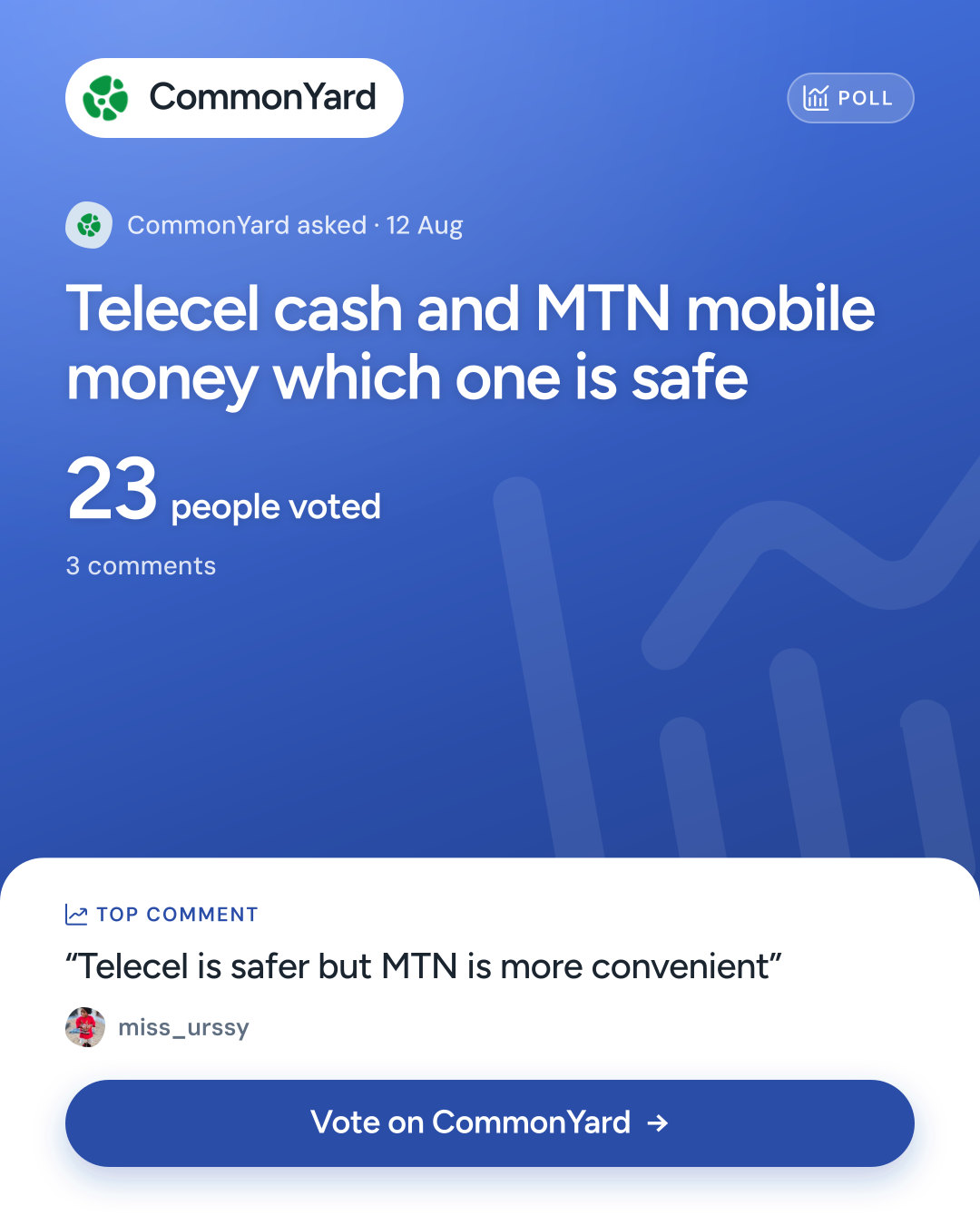 Telecel cash and MTN mobile money which one is safe