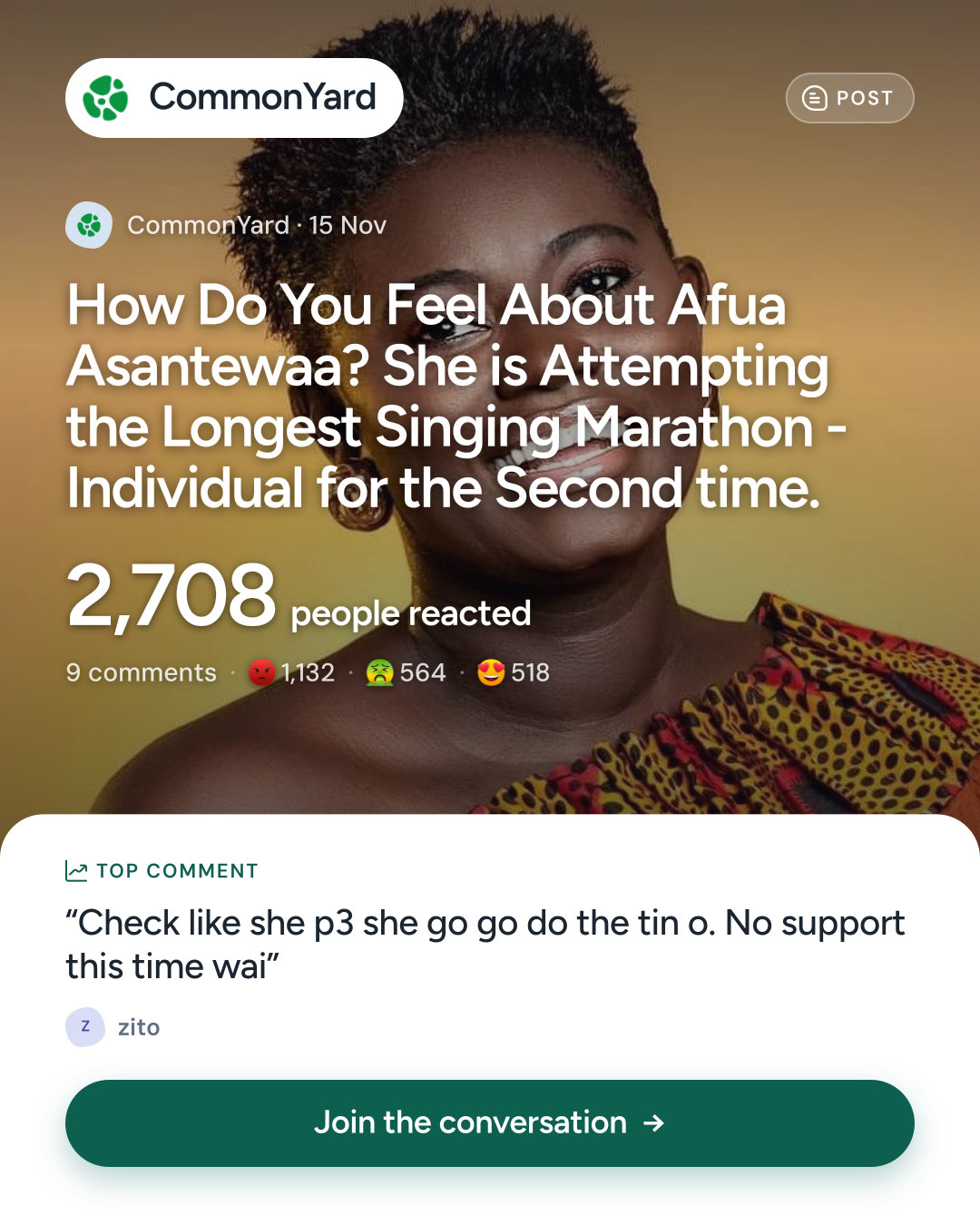 How Do You Feel About Afua Asantewaa? She is Attempting the Longest...